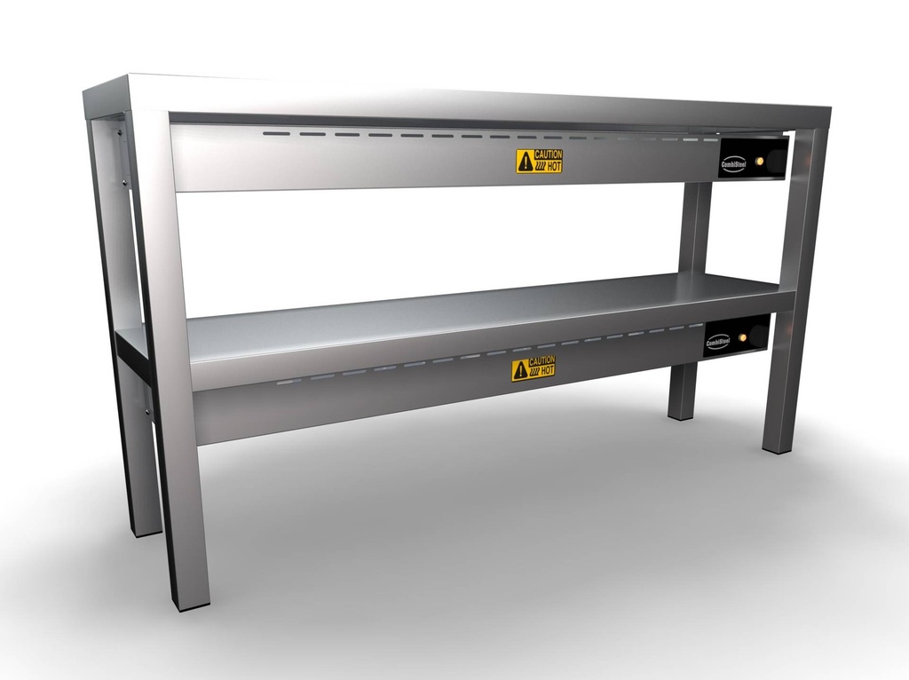 Aufsatzbord Keramisch aus Edelstahl, 250 W, 1200 x 300 x 650 mm