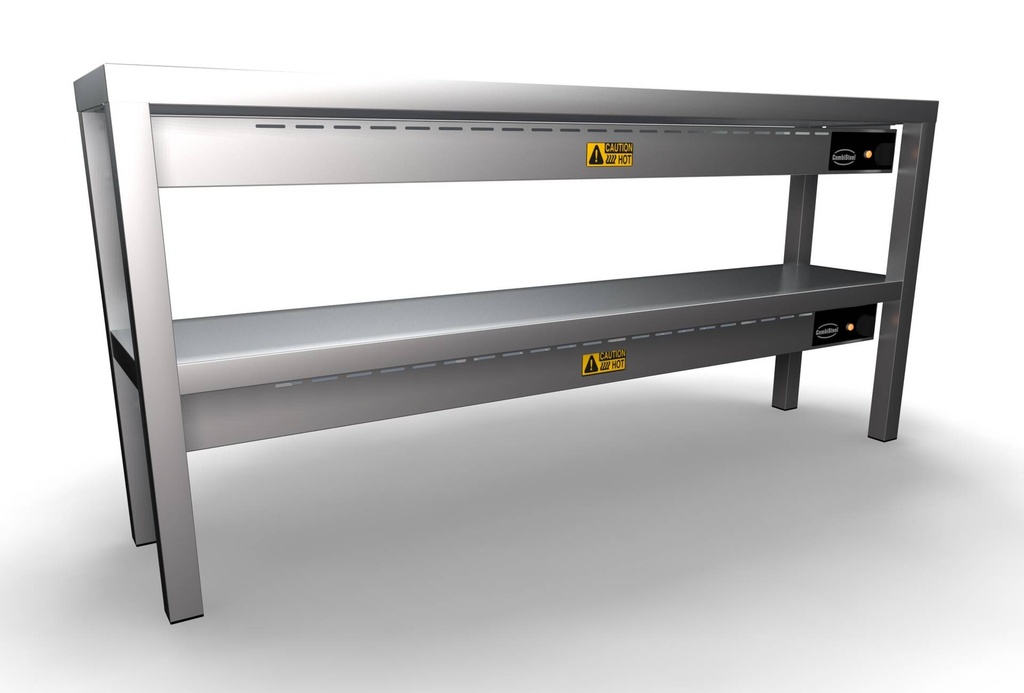 Aufsatzbord Keramisch aus Edelstahl, 250 W, 1400 x 300 x 650 mm