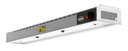 Wärmhaltestrahler 1200 aus Edelstahl, 250 W, 1200 x 180 x 90 mm