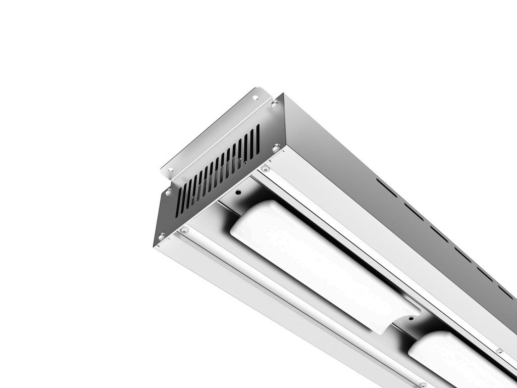 Wärmhaltestrahler 1600 aus Edelstahl, 250 W, 1600 x 180 x 90 mm