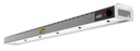 Wärmhaltestrahler 1800 aus Edelstahl, 250 W, 1800 x 180 x 90 mm