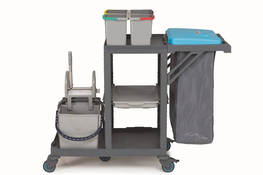 Reinigungswagen Procart 311, 1380 x 620 x 1260 mm