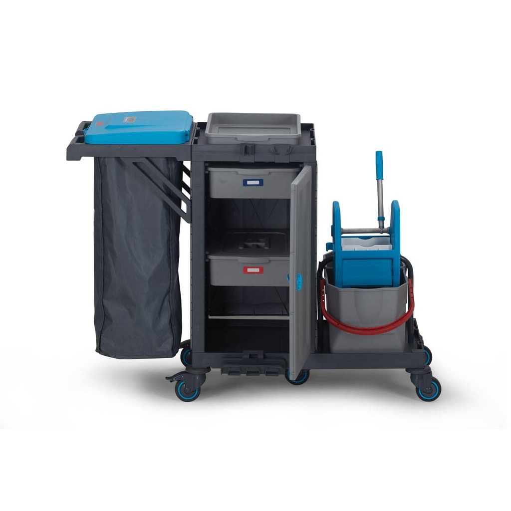 Reinigungswagen Procart 317, 1380 x 620 x 1080 mm