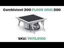 300 Bodenablauf 300 aus Edelstahl, 300 x 300 x 131 mm