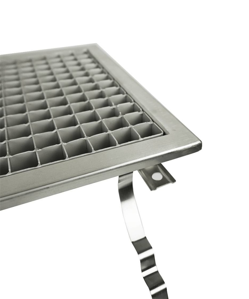 300 Bodenablauf 27 aus Edelstahl, 927 x 300 x 140 mm