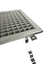 300 Bodenablauf 27 aus Edelstahl, 927 x 300 x 140 mm