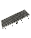300 Bodenablauf 27 aus Edelstahl, 927 x 300 x 140 mm