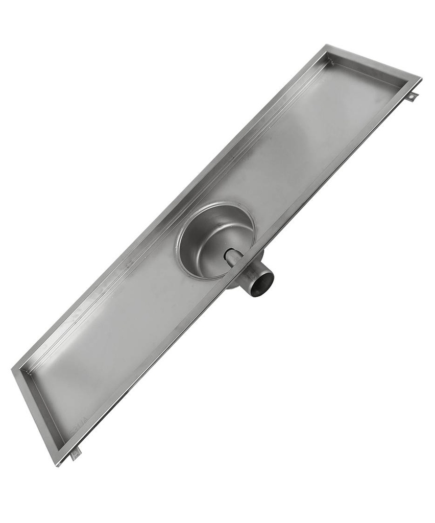 300 Bodenablauf 1181 aus Edelstahl, 1181 x 300 x 140 mm