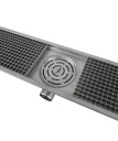 300 Bodenablauf 1181 aus Edelstahl, 1181 x 300 x 140 mm