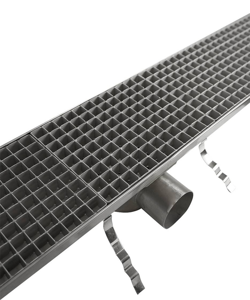 200 Bodenablauf 1144 aus Edelstahl, 1144 x 200 x 140 mm