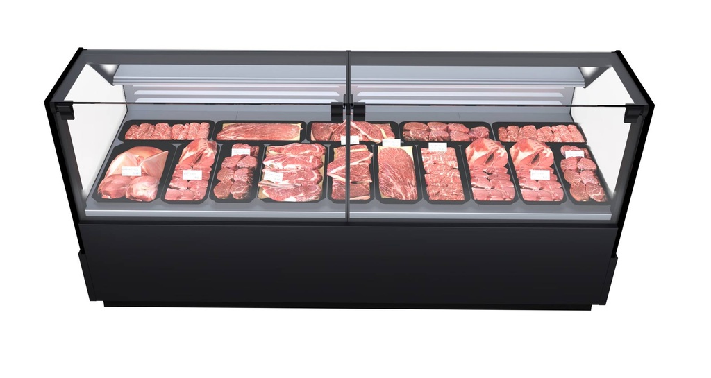 Kühl Fleischvitrine Rick, 3820 x 1095 x 1200 mm, 810 L