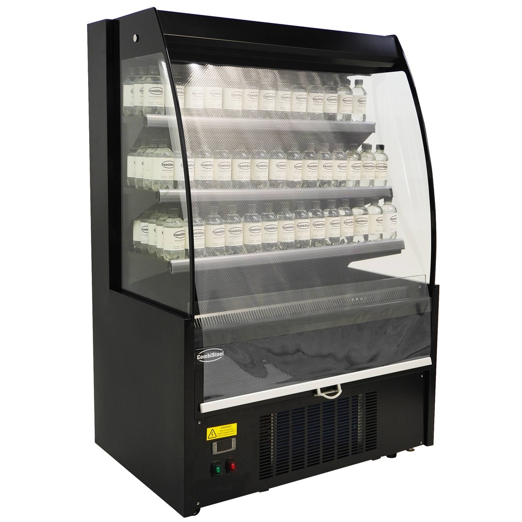 Kühlvitrine 1.0, 1000 x 660 x 1500 mm, schwarz