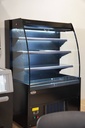 Kühlvitrine 1.0, 1000 x 660 x 1500 mm, schwarz