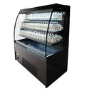 Kühlvitrine 1.3, 1300 x 660 x 1500 mm, schwarz