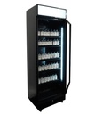 Kühlschrank 1, 650 x 595 x 1950 mm, 400 L, schwarz