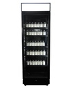 Kühlschrank 1, 650 x 595 x 1950 mm, 400 L, schwarz