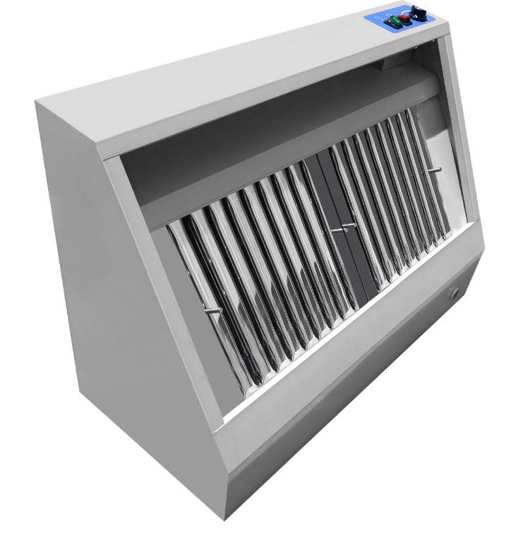 900 Wandhauben aus Edelstahl, 1000 x 900 x 450 mm