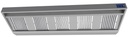 900 Wandhauben aus Edelstahl, 3000 x 900 x 450 mm