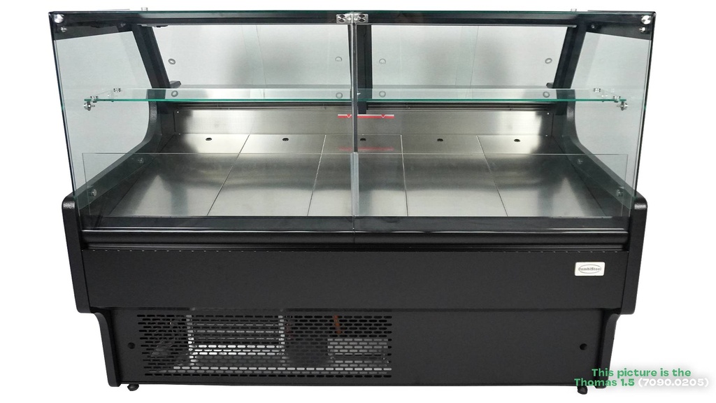 Kühlvitrine Thomas 1.3, 1330 x 940 x 1200 mm, schwarz