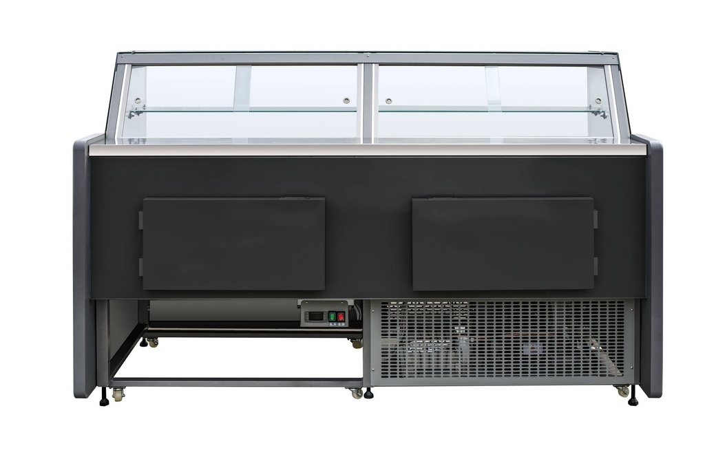 Kühlvitrine Thomas 1.5, 1580 x 940 x 1200 mm, schwarz