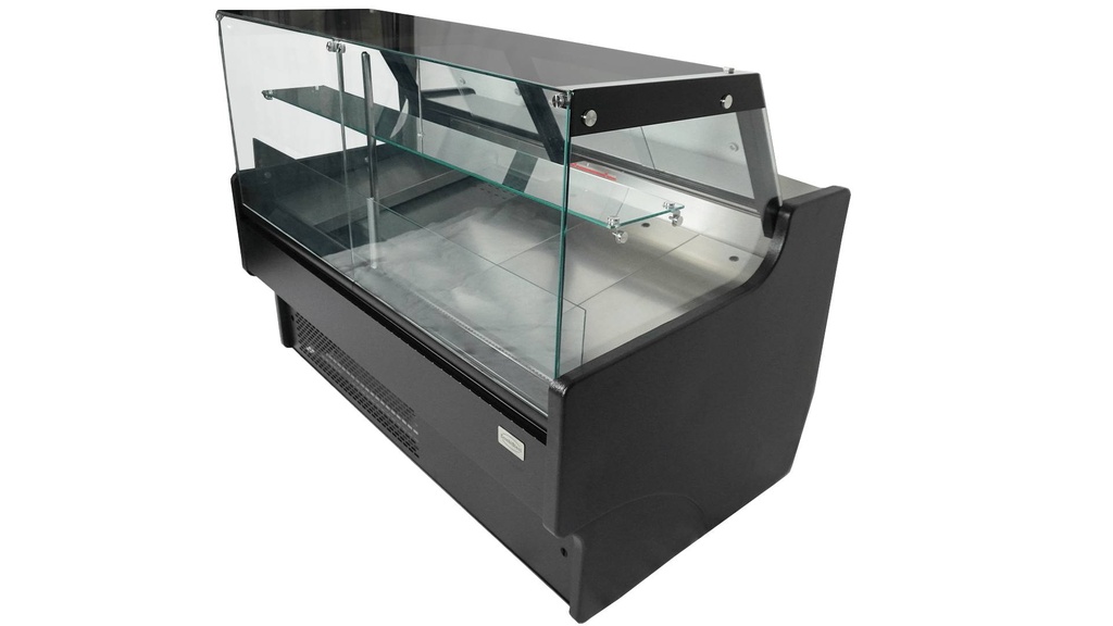 Kühlvitrine Thomas 1.5, 1580 x 940 x 1200 mm, schwarz