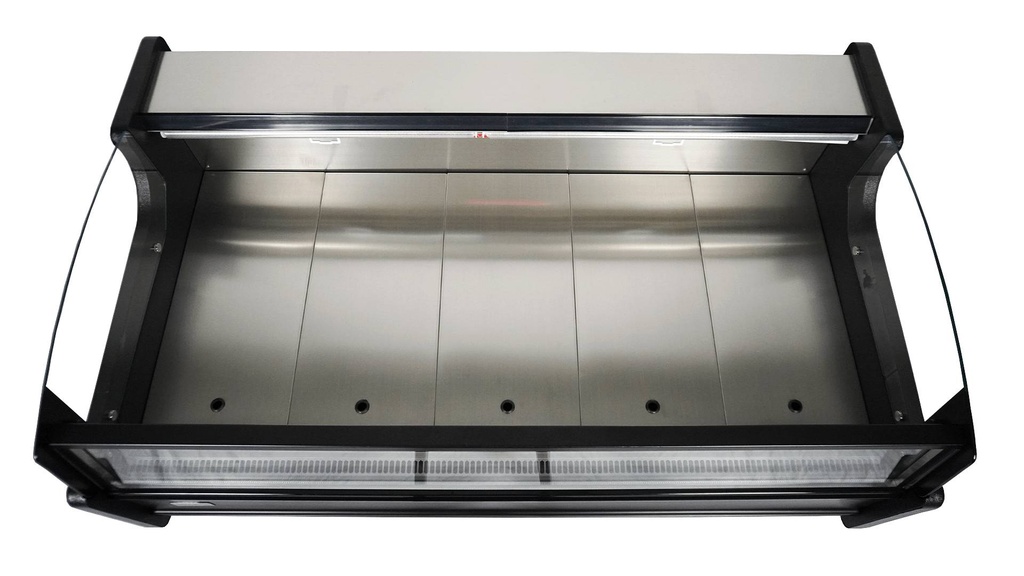 Kühlvitrine Ronald 1.5, 1580 x 940 x 870 mm, schwarz