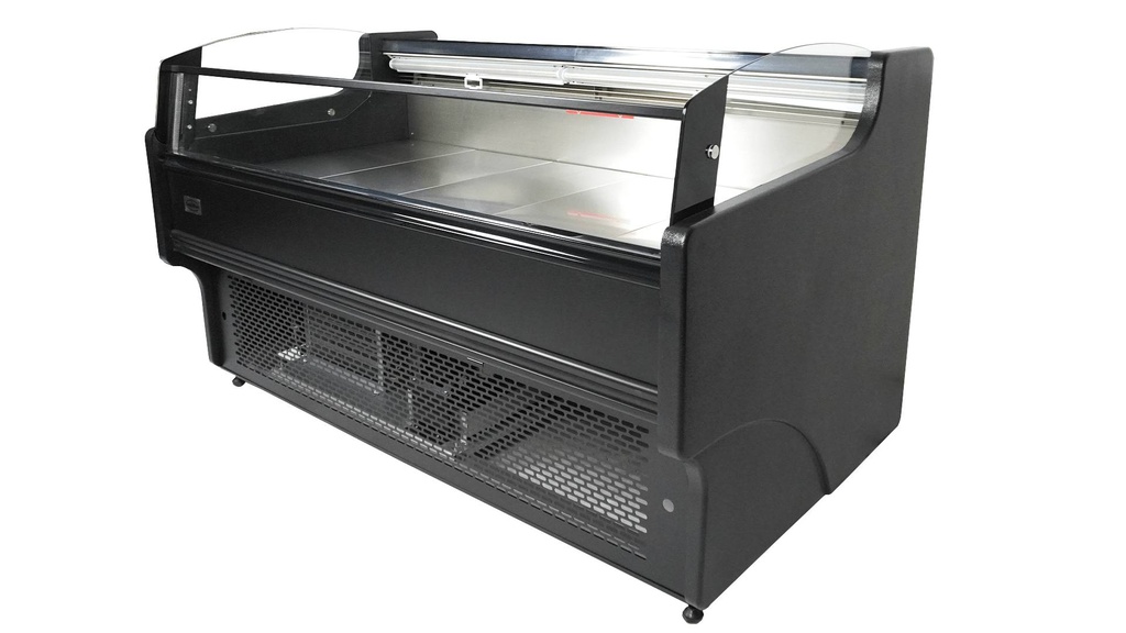 Kühlvitrine Ronald 2.0, 1955 x 940 x 870 mm, schwarz