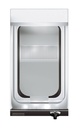 Base 700 Pommes Frites aus Edelstahl, 400 x 700 x 300 mm