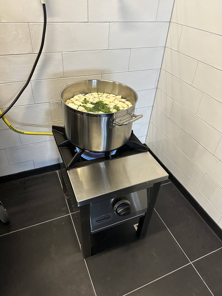 Gas Hocker-Kocher, 400 x 500 x 500 mm