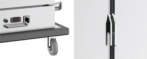 Bankett Wagen Warm aus Edelstahl, 18 x 2/1 GN, 811 x 928 x 1905 mm