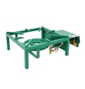 Gas-Wokbrenner, 8 kW, 350 x 475 x 150 mm, grün