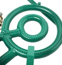 Gas-Wokbrenner, 8 kW, 350 x 475 x 150 mm, grün