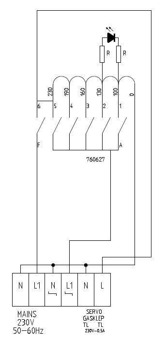 Geschwindigkeitsregler 1 Phase 5 Amp, 192 x 182 x 148 mm