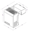 Kühlaggregate Huckepack 13, 671 x 975 x 828 mm, weiß