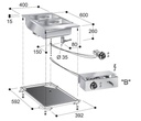 Bain-Marie Module, 400 x 600 x 260 mm