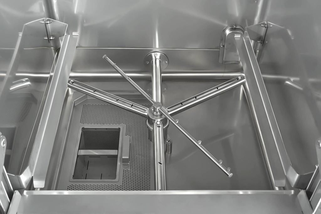 PL Topfspülmaschine aus Edelstahl, 740 x 876 x 1943 mm