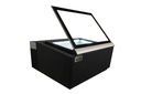 Tischmodell Speiseisvitrine mit Bedienung, 670 x 750 x 375 mm, schwarz