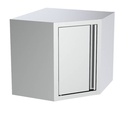 700 Wandschrank Ecke aus Edelstahl, 700 x 700 x 660 mm