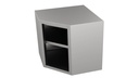 700 Wandschrank Ecke aus Edelstahl, 700 x 700 x 660 mm