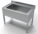 Spültisch 1200 aus Edelstahl, 1200 x 700 x 850 mm