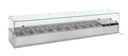 Aufsatzvitrine GN 1/ 1/4 aus Edelstahl, 2000 x 335 x 435 mm