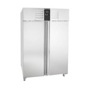 Kühlschrank 2 Türen aus Edelstahl, 1480 x 830 x 2010 mm