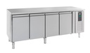 600 Kühltisch aus Edelstahl, 2230 x 600 x 860 mm, 511 L