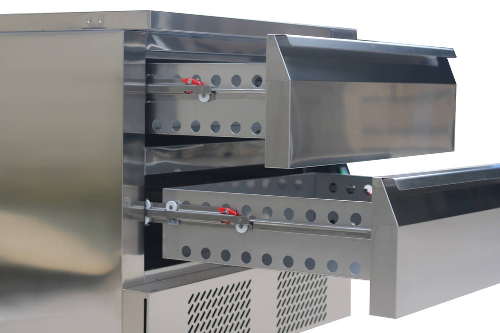 Kühl-/Tiefkühltisch Umschaltbar 1, 3 x 1/1 GN, 1230 x 700 x 600 mm