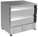 Kühl-/Tiefkühltisch Umschaltbar 2, 4 x 1/1 GN, 905 x 700 x 865 mm