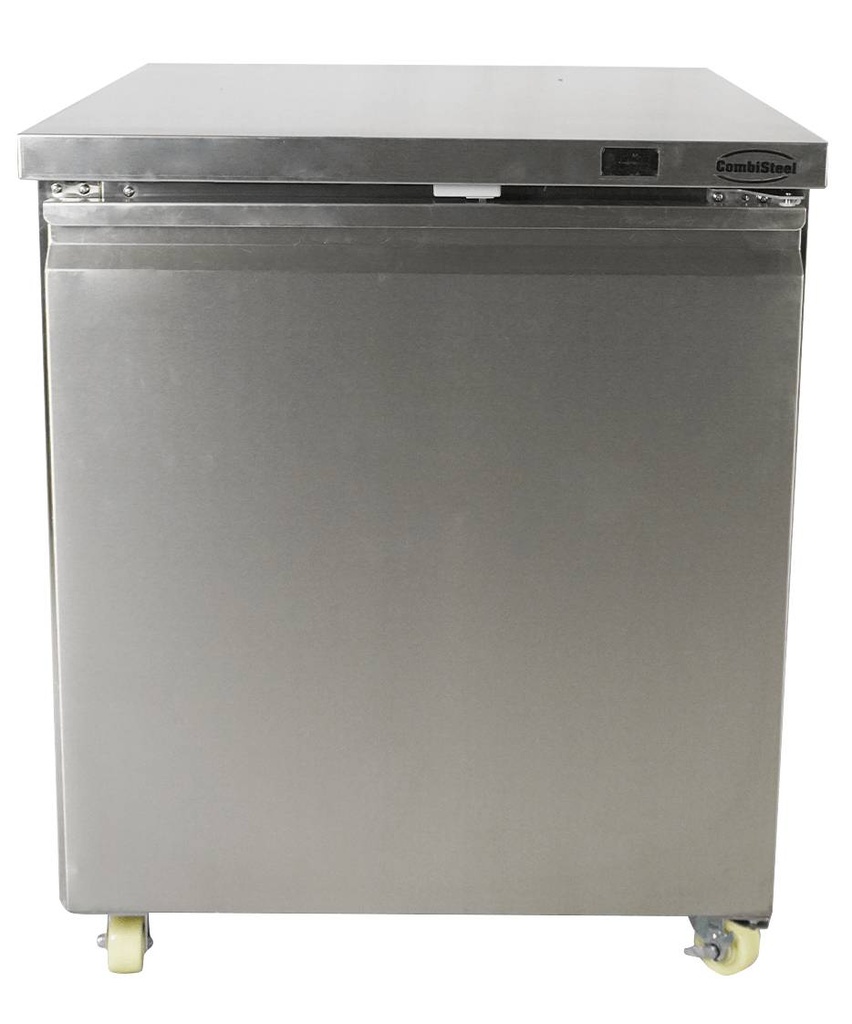 Tiefkühlschrank 1 Tür aus Edelstahl, 705 x 785 x 850 mm