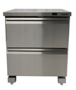 Tiefkühlschrank 2 aus Edelstahl, 705 x 785 x 850 mm