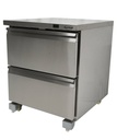 Tiefkühlschrank 2 aus Edelstahl, 705 x 785 x 850 mm