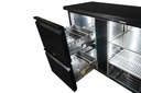 Barkühler 2 Türen und 2, 2002 x 513 x 860 mm, schwarz