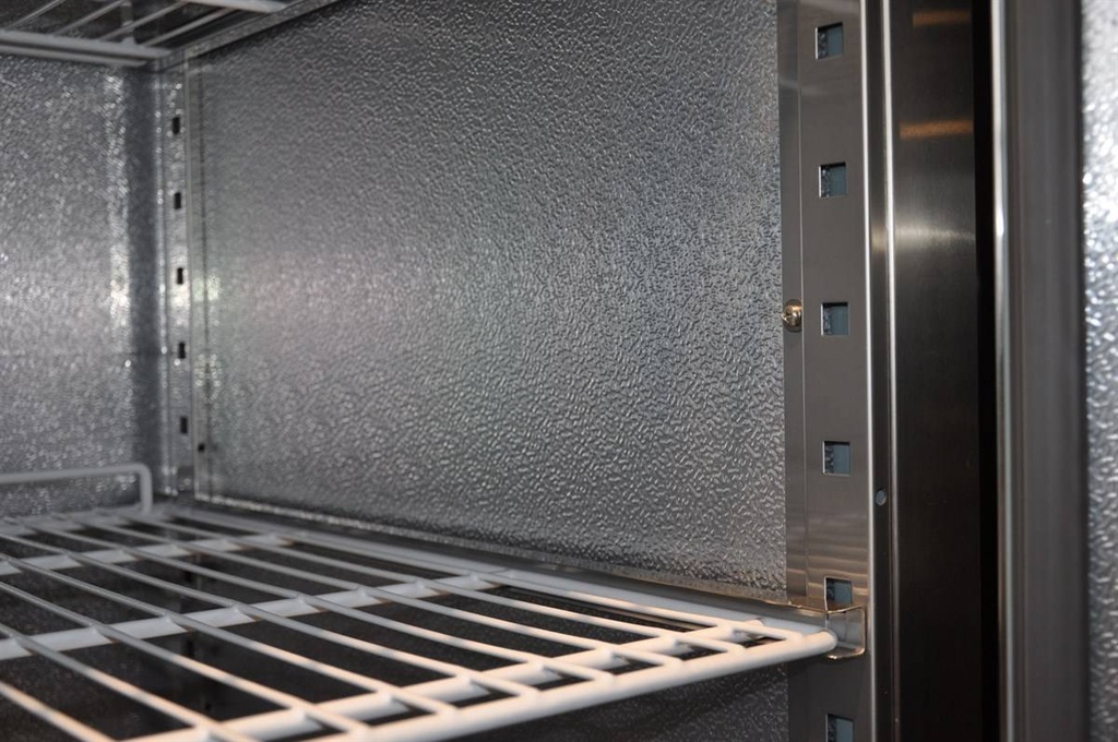 Kühlschrank +Alu Statisch, 600 L, 680 x 810 x 2010 mm, 600 L